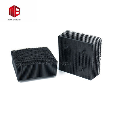 060548 70144014 gạch bristle đen nylon với chân tròn cho Bullmer