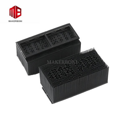 Màu đen 100 * 50 * 42 mm cao và bình thường Nylon bristle gạch cắt bộ phận máy cho YIN máy cắt tự động