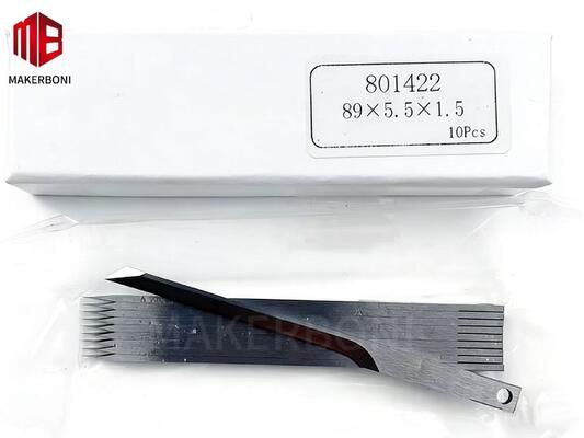 801422 Lưỡi dao hợp kim vonfram 89x5.5x1.5mm, 10 cái cho máy cắt Lectra | Lưỡi dao chính xác cho da & vật liệu composite