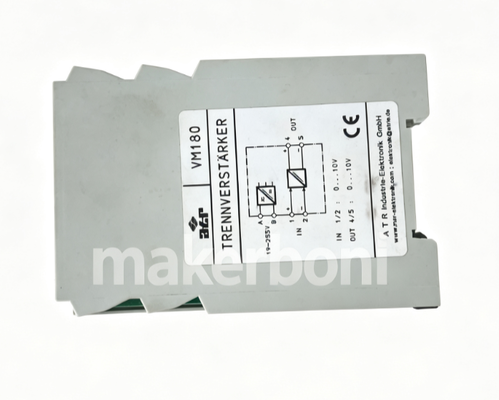 Bộ khuếch đại cách ly tín hiệu A23 62995, Mô-đun đường ray DIN 0‑10V I/O, 19‑255V AC/DC